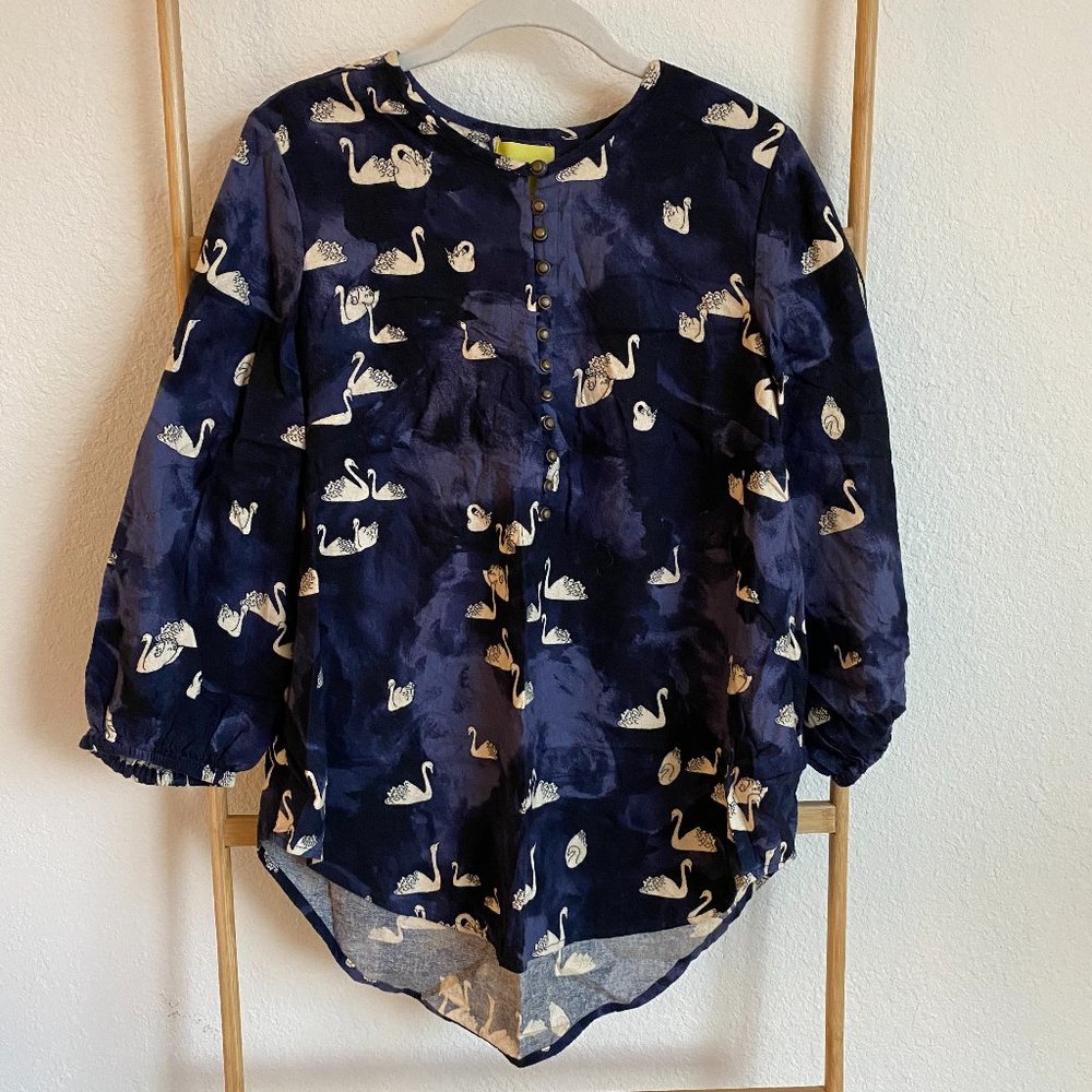 Anthropology Maeve Swan Top